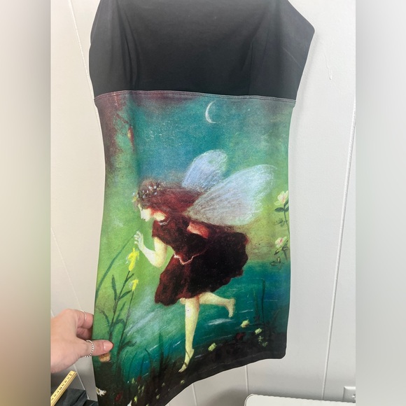 RARE VINTAGE 90s/00s Rampage fairy dress Y2K fairycore romantic whimsical pixie - Picture 3 of 9